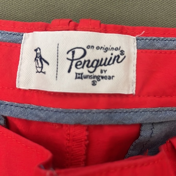 Original PENGUIN by Musingwear. SLIM red color size 29” JEANS - Picture 2 of 16